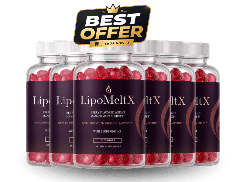 LipoMeltX Gummies six bottle best value bundle